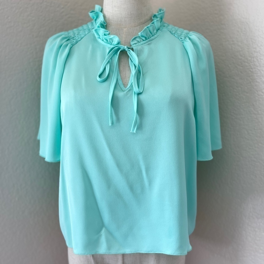0300 - BCBGENERATION Women’s Teal Blouse Medium